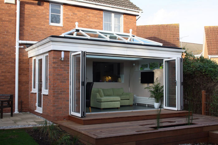 Glass conservatory to extend your home